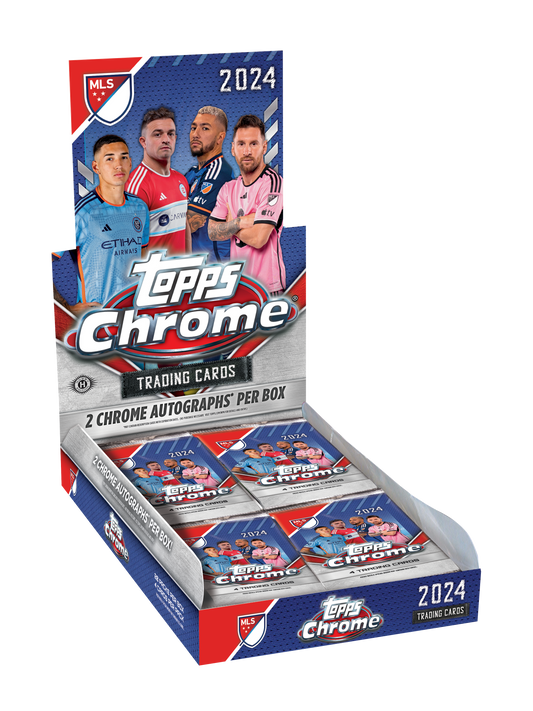 2024 TOPPS CHROME MLS SOCCER HOBBY BOX