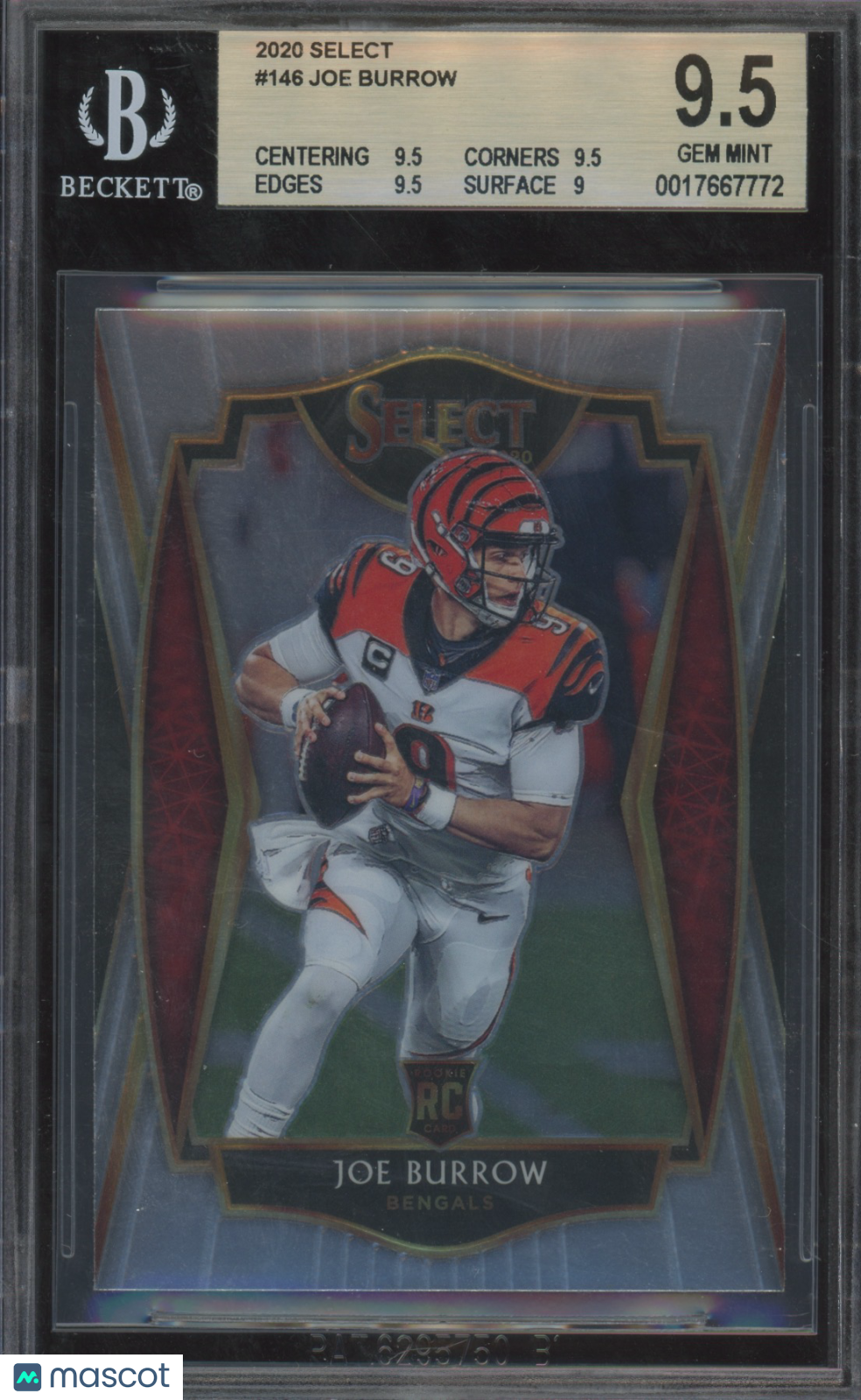 2020 Select Joe Burrow #146 BGS 9.5