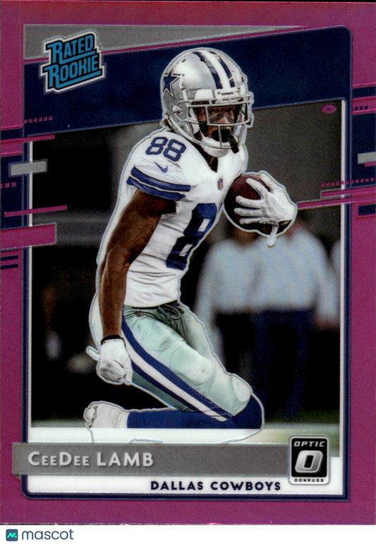 2020 Panini Donruss Optic CeeDee Lamb #156 Pink