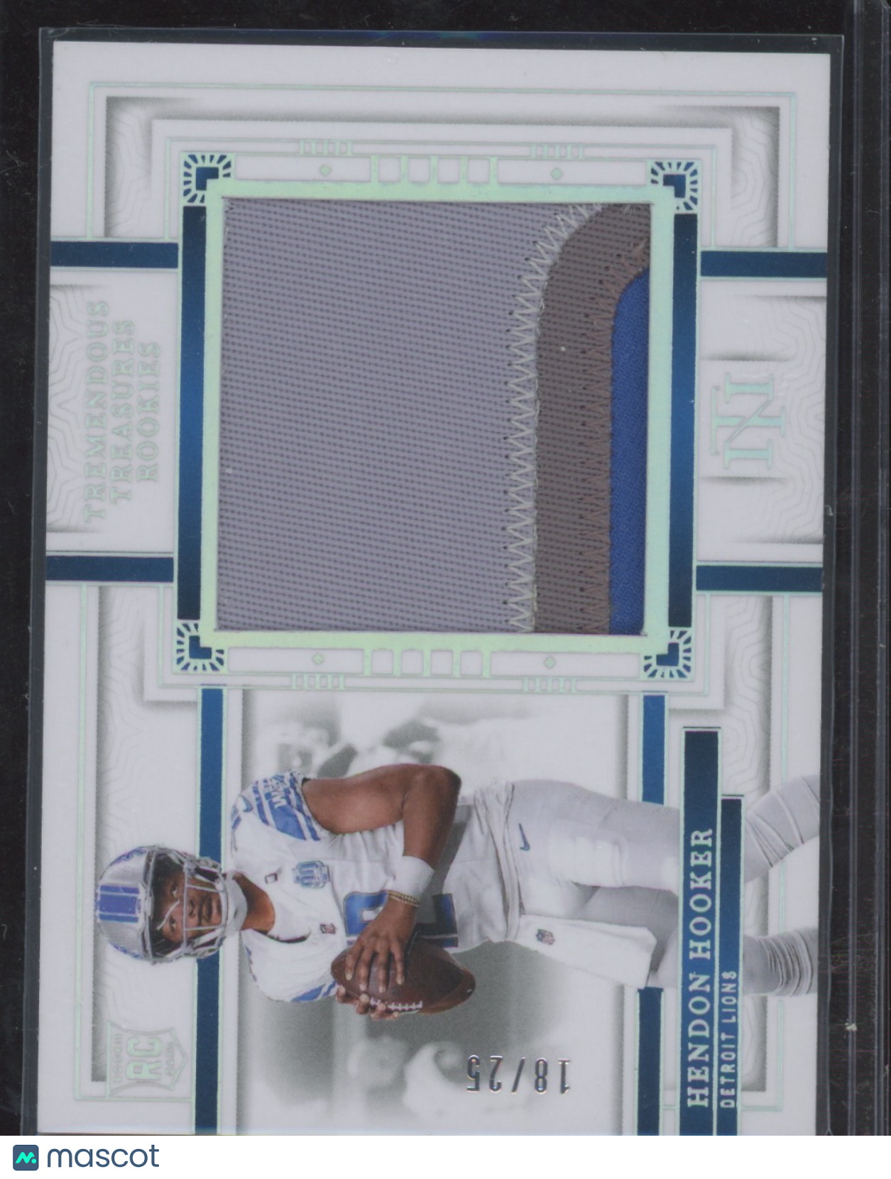 2023 National Treasures Hendon Hooker #TTR-HHR Tremendous Treasures 18/25