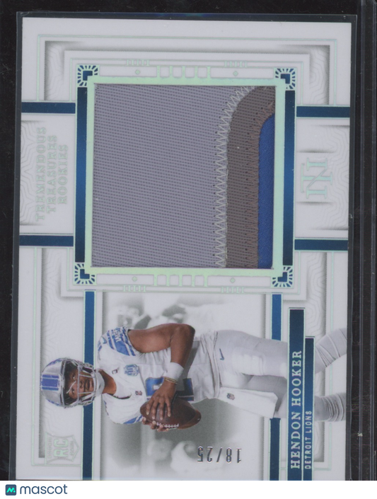 2023 National Treasures Hendon Hooker #TTR-HHR Tremendous Treasures 18/25