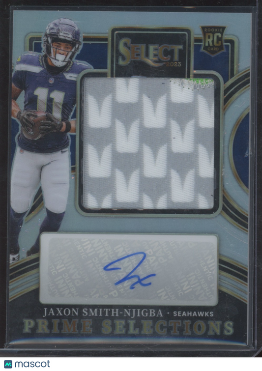 2023 Panini Select Prizm Jaxon Smith-Njigba #PS-JSN 98/99 RC Patch