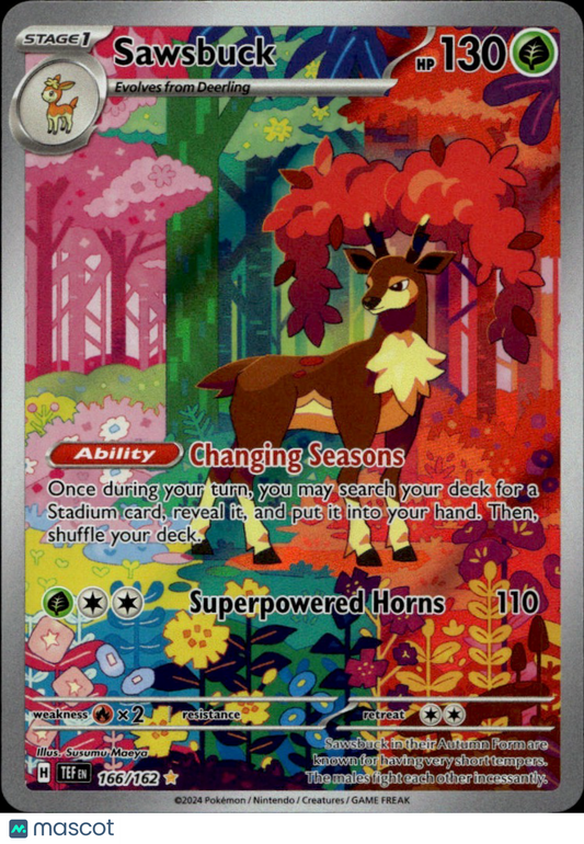 2024 Pokemon Sawsbuck #166/162