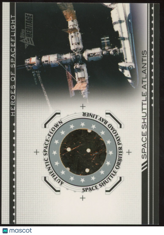 American Heritage Heroes Of Spaceflight Authentic Space-Flown Relic #H5FR-SSA2