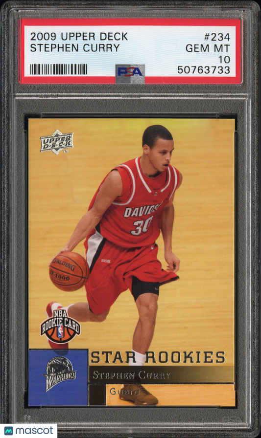 2009 Upper Deck Stephen Curry #234 Star Rookies PSA 10