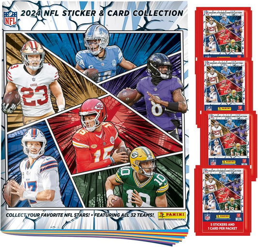 2024 Panini NFL Sticker and Trading Card Collection Starter Pack